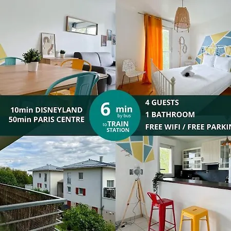 Apartment Le Bruxelles 21 - Pour 4 Personnes Disneyland Paris *